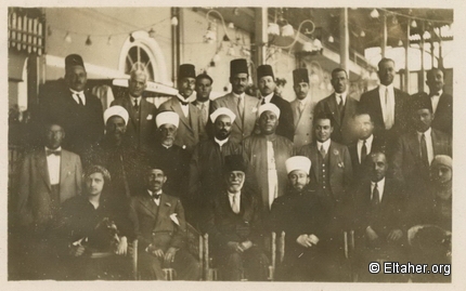 1930 - Palestinian delegation returning from England 1930